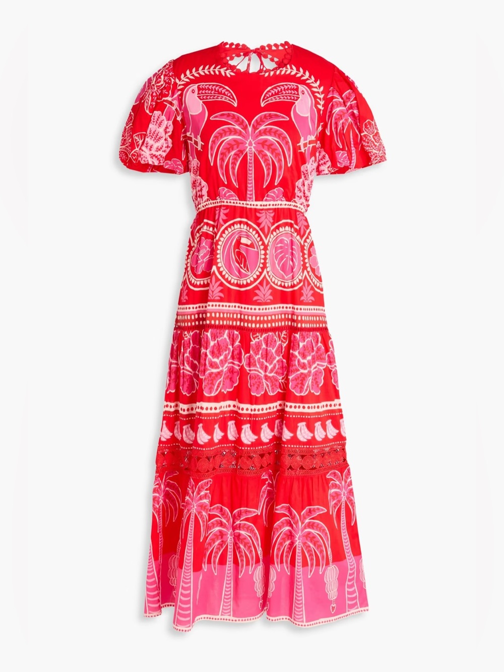 Farm Rio Summer Sunrise Midi Dress